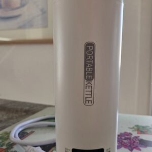White Portable Kettle